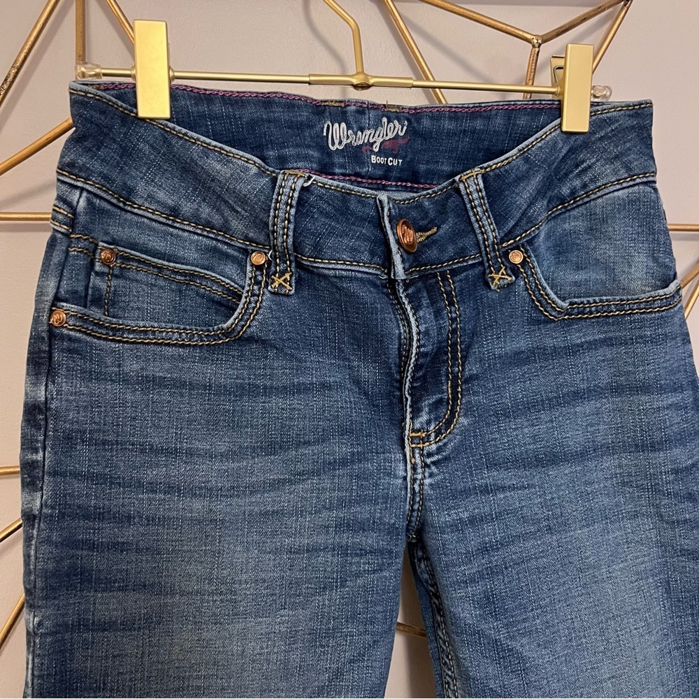 Wrangler Y2K Women’s Indigo Boot Cut Jeans - Picture 2 of 8